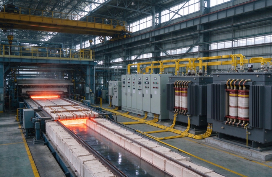 Energy saving renovation of tin bath power supply system